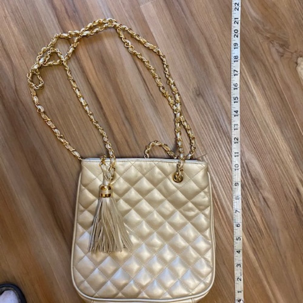 Chanel style gold purse